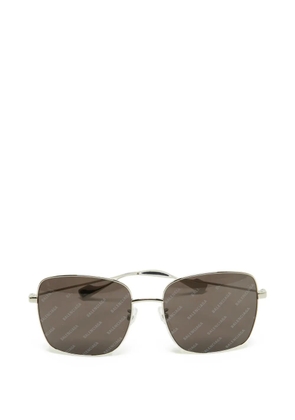 Balenciaga Pre-Owned Logo square-frame sunglasses - Silver