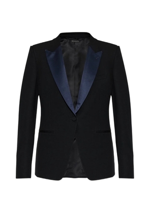 TOM FORD peak-lapel wool blazer - Black