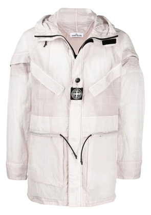 Stone Island hooded lightweight jacket - Pink