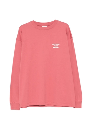 Drôle De Monsieur long-sleeves T-shirt - Pink