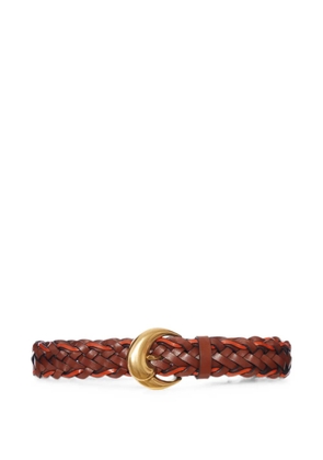 ETRO braided leather belt - Brown