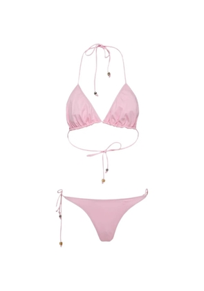 Jacquemus triangle bikini set - Pink