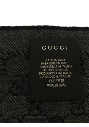 Gucci Pre-Owned GG monogram scarf - Grey