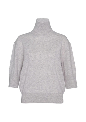 Club21 Collection high-neck short-sleeve sweater - Grey
