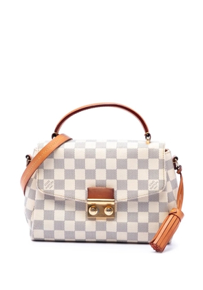 Louis Vuitton Pre-Owned 2016-2023 Damier Azur Croisette satchel - White