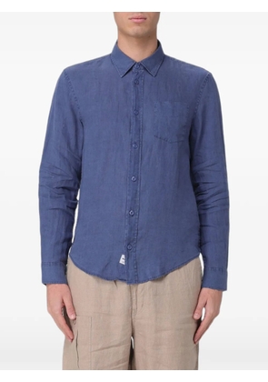 Blauer linen chest-pocket shirt - Blue