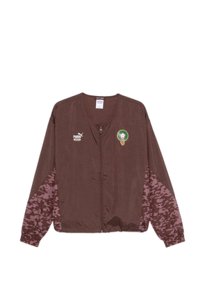 PUMA camo-print zip-up jacket - Brown