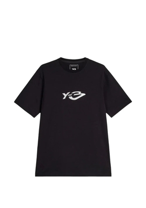 Y-3 logo-print T-shirt - Black