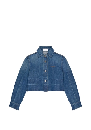 Givenchy cropped denim jacket - Blue