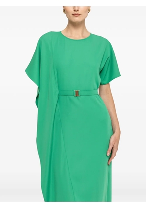 NISSA belted midi dress - Green