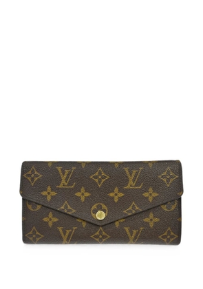 Louis Vuitton Pre-Owned 2014 Monogram Portefeuille Sarah wallet - Brown