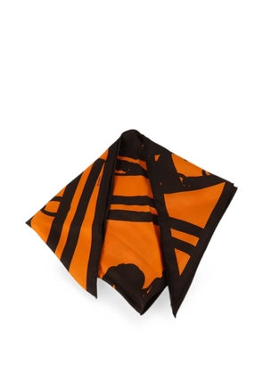 Hermès Pre-Owned triangle scarf - Orange