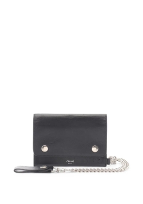 Celine Pre-Owned 2000s chain-strap wallet - Black