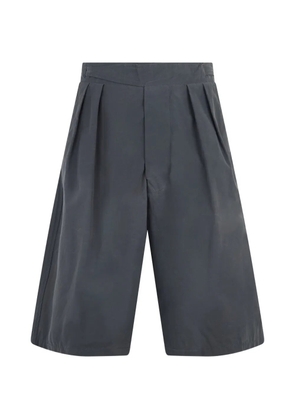 Moschino pleated wide-leg shorts - Grey