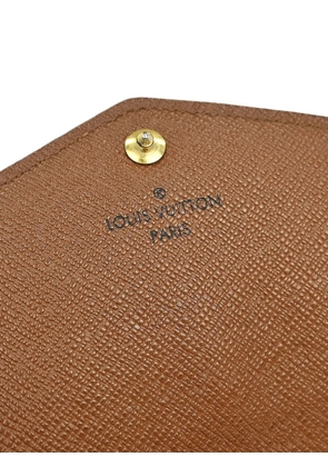 Louis Vuitton Pre-Owned 2014 Monogram Portefeuille Sarah wallet - Brown