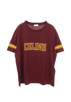 Celine Pre-Owned 2020s logo-print T-shirt - Red