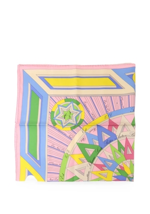 Hermès Pre-Owned geometric-print scarf - Pink