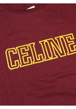 Celine Pre-Owned 2020s logo-print T-shirt - Red