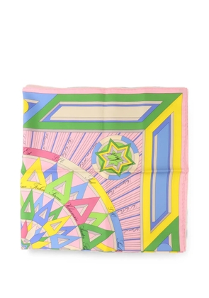 Hermès Pre-Owned geometric-print scarf - Pink