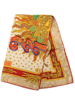 Hermès Pre-Owned 2000-2026 Carpe Diem Silk Scarf 90 scarves - Multicolour