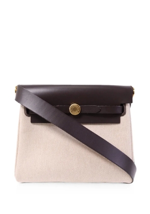 Hermès Pre-Owned 2025 mini Herbag crossbody bag - Neutrals