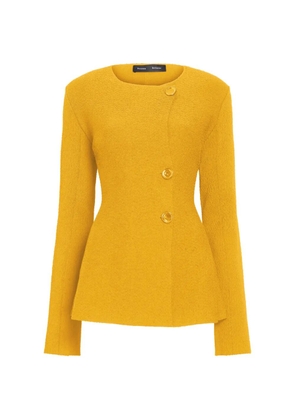 Proenza Schouler Sukki jacket in draped viscose - Yellow