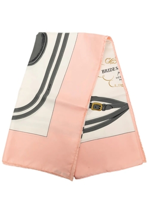 Hermès Pre-Owned 1957-1970 Brides de Gala Silk Scarf 90 scarves - Pink