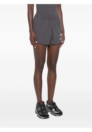 Sporty & Rich logo-print elasticated shorts - Grey