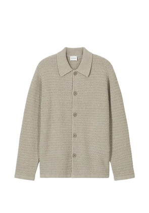 Closed waffle-knit button-up cardigan - Neutrals