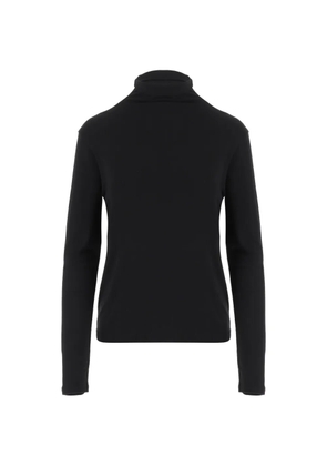 Vince high-neck long-sleeve sweater - Black