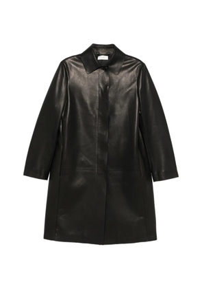 The Row Cintia single-breasted coat - Black