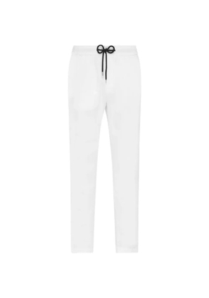Vilebrequin drawstring-waist stretch-cotton trousers - White