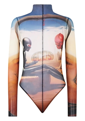 GCDS Creatures tulle body - Neutrals