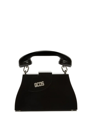 GCDS Call Me Comma mini bag - Black