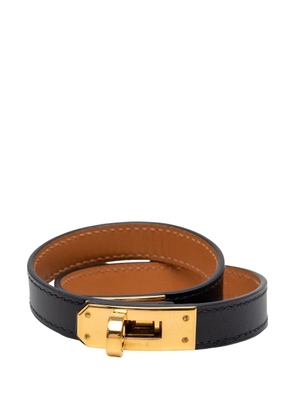 Hermès Pre-Owned 2013 Swift Kelly Double Tour Bracelet costume bracelet - Black