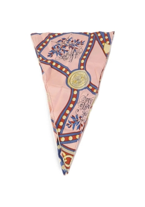 Hermès Pre-Owned chain-print scarf - Pink