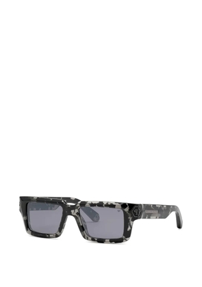 Philipp Plein Eyewear rectangle-frame sunglasses - Black
