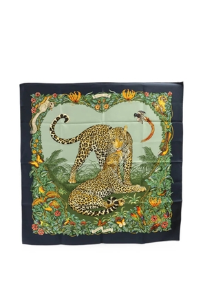 Hermès Pre-Owned Jungle Love scarf - Green