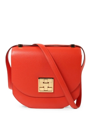 Hermès Pre-Owned 2019 Mosaique au 24 leather shoulder bag - Red