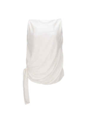 TOM FORD draped tie-detail blouse - White