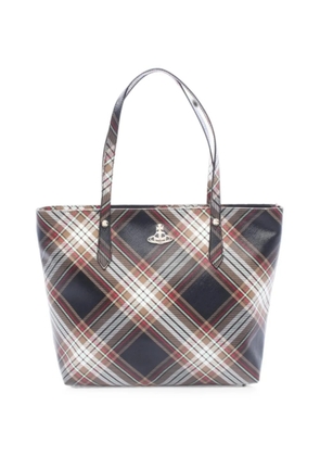 Vivienne Westwood Pre-Owned tartan-pattern shoulder bag - Brown