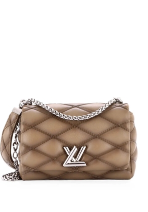 Louis Vuitton Pre-Owned GO-14 Top Handle NM Handbag Malletage Leather MM crossbody bag - Brown