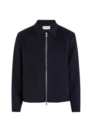 Officine Generale Mazir zip-up collared jacket - Blue