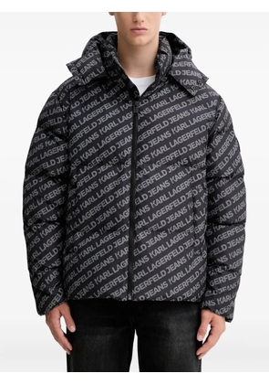 Karl Lagerfeld Jeans logo-padded jacket - Black