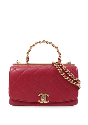 CHANEL Pre-Owned interlocking-CC tote bag - Red