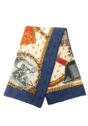 Hermès Pre-Owned 20th Century Napoleon Silk Scarf 90 scarves - Blue