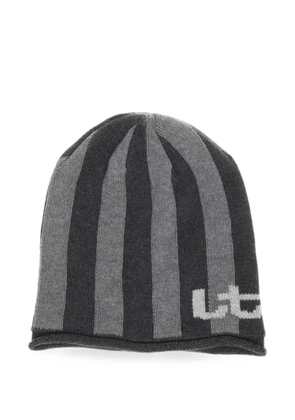 LITT' striped knit cotton beanie - Grey