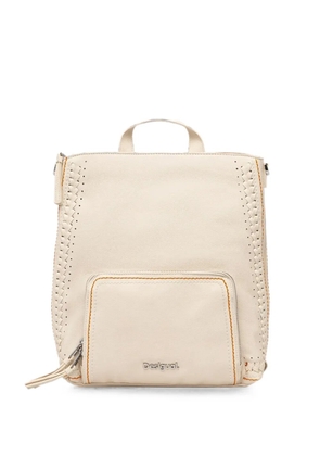 Desigual braided-panel backpack - Neutrals