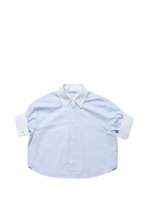 Acne Studios pinstriped-pattern button-down shirt - Blue
