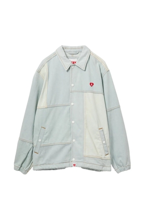 APEE™ by *A BATHING APE® logo-patched denim jacket - Blue